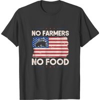 No Farmers No Food Men's T-Shirt in Black — Mens T Shirts