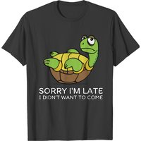 Désolé d'être en retard, je ne voulais pas venir T-shirt pour hommes