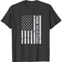 T-shirt Drapeau Américain pour le Jour des Vétérans