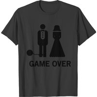 Wedding Game Over Ball And Chain T-shirt for Men