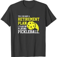 T-shirt Plan de Retraite Pickleball pour Hommes — T-shirts pour hommes
