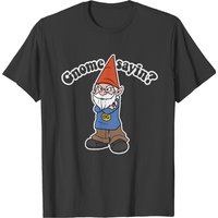 T-shirt Gnome Sayin! pour hommes en noir — T-shirts pour hommes