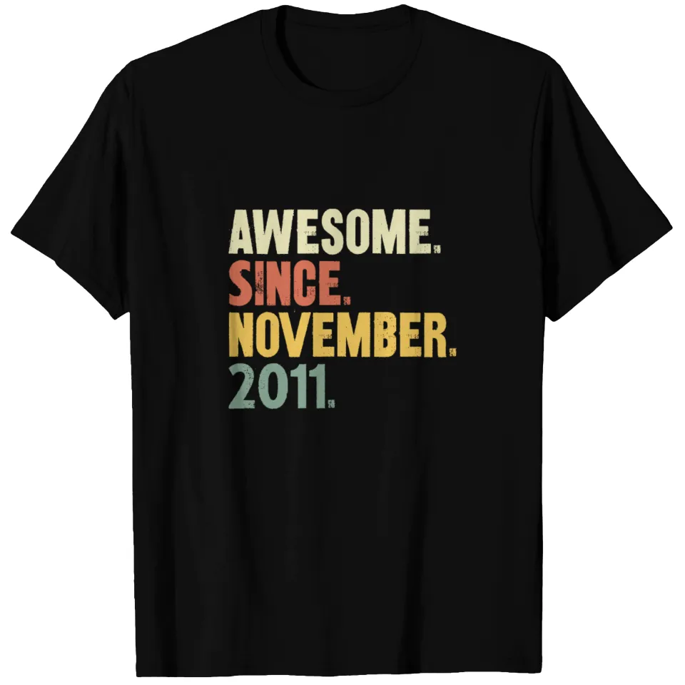 T-shirt Awesome Depuis Novembre 2011 pour Hommes — T-shirts pour hommes