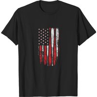 T-shirt Drapeau Baseball-Baseball pour Hommes — T-shirts pour hommes