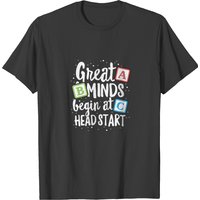T-shirt Great Minds Head Start Enseignant Éducation de la Petite Enfance pour Hommes — T-shirts pour hommes
