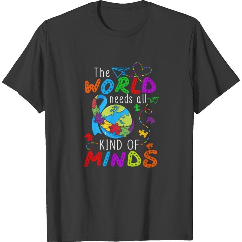 T-shirt Autisme : Le Monde a Besoin de Tous les Types d'Esprits pour Hommes — T-shirts pour hommes