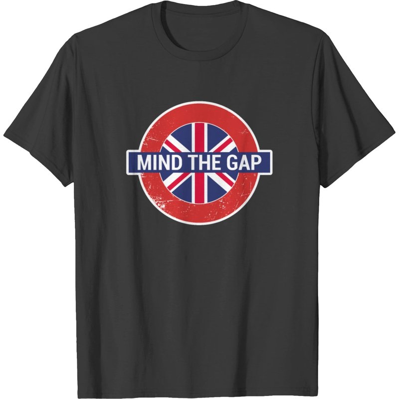 T-shirt Mind The Gap - Phrase amusante du T-shirt de Londres pour hommes — T-shirts pour hommes