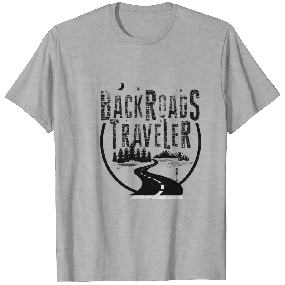 T-shirt Backroads Traveler pour hommes