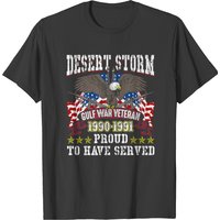 T-shirt pour hommes Veteran Gift Design des vétérans de Desert Storm