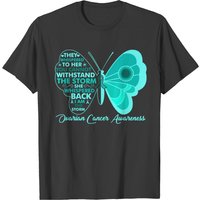 T-shirt de sensibilisation au cancer de l'ovaire I Am The Storm pour hommes