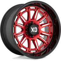Roues XD Series XD865 Phoenix Red Milled - 20x10 - 5x127 -18 Offset — Roues et jantes