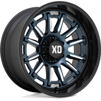 XD Series XD865 Phoenix Metallic Blue Milled 20x10 Rims -18 Offset — Wheels & Rims