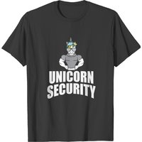 T-shirt Musculaire Poney de Sécurité Unicorn pour Hommes