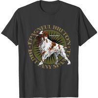 T-shirt Breton Brittany pour hommes en noir