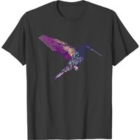 T-shirt Rouge Colibri pour Hommes en Noir — T-shirts pour hommes