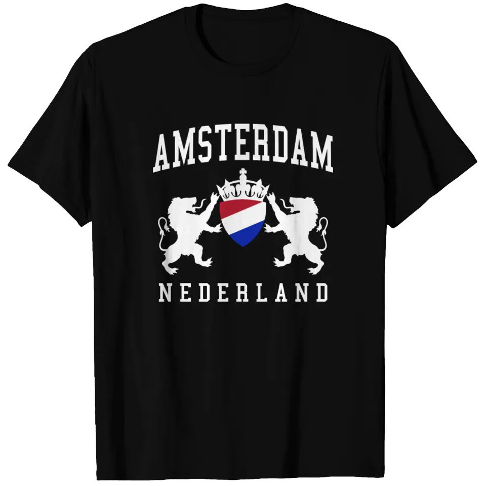T-shirt Graphique Design Amsterdam pour Hommes — T-shirts pour hommes