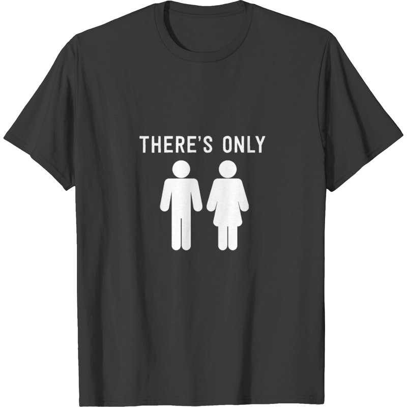 T-shirt pour hommes There's Only Two Genders — T-shirts pour hommes