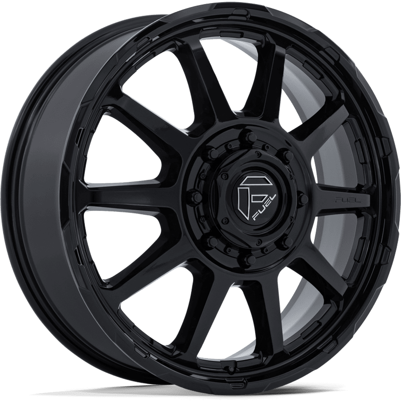 Fuel D911 Circuit Dually Gloss Black Wheels - 20x8.5 - 8x200 — Wheels & Rims