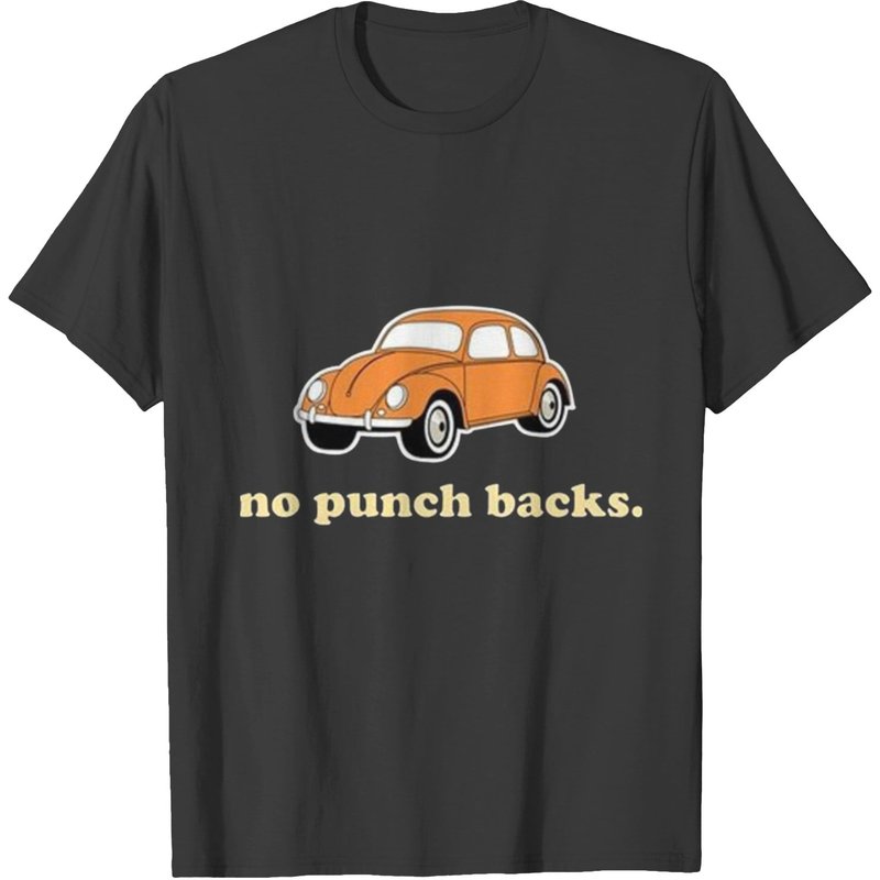 T-shirt pour hommes No Punch Backs en noir — T-shirts pour hommes