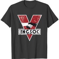 T-shirt Ingsoc pour hommes en noir