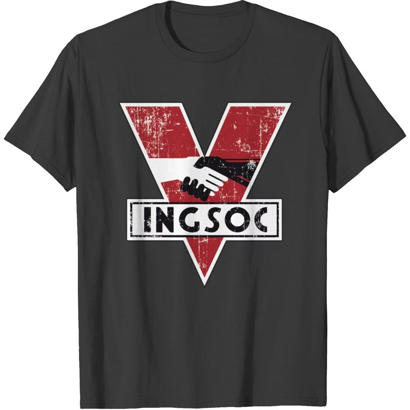T-shirt Ingsoc pour hommes en noir — T-shirts pour hommes