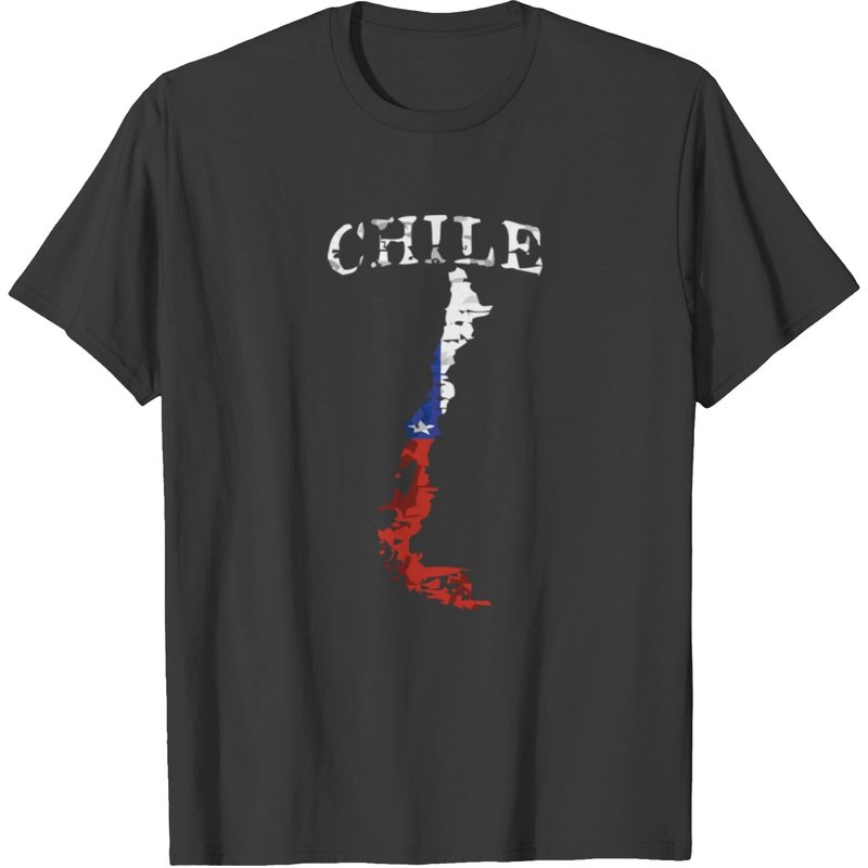 T-shirt Vintage Chili Drapeau Chilien pour Hommes — T-shirts pour hommes