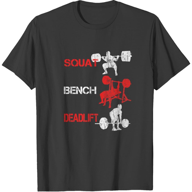 T-shirt Squat Bench Deadlift pour hommes — T-shirts pour hommes
