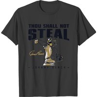 T-Shirt Johnny Bench Thou Shall Not Steal pour hommes — T-shirts pour hommes