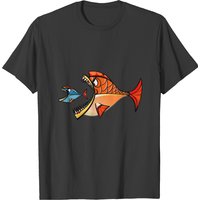 T-shirt pour hommes Two Piranhas en noir — T-shirts pour hommes
