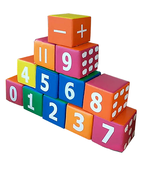 Bloc de gymnastique numéroté pour activités éducatives — Équipement de conditionnement physique