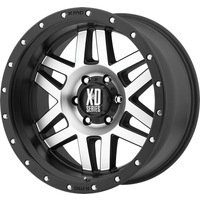 Roues XD Series XD128 Machete Machined Blue Tint 20x10 8x170 -24 Offset — Roues et jantes