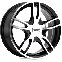 American Racing AR919 Estrella 2 Gloss Black Machined Wheels — Wheels & Rims