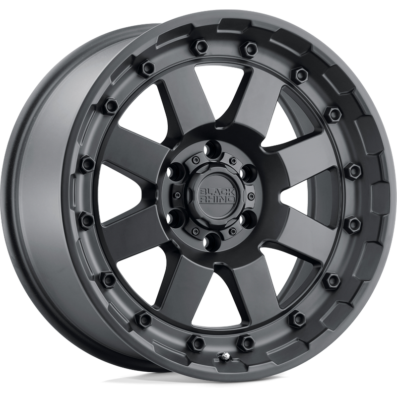 Black Rhino Cleghorn Matte Black Wheels - 17x8.5 - 5x127 Bolt Pattern — Wheels & Rims