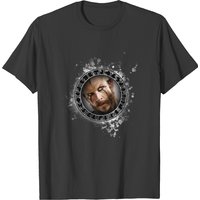 T-shirt Floki Vikings pour hommes en noir — T-shirts pour hommes