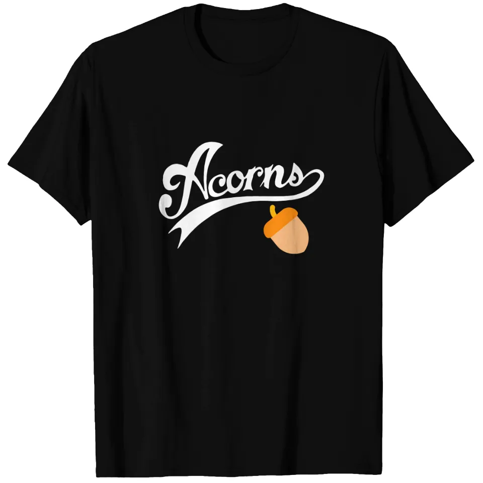 T-shirt Acorns pour hommes - Noir — T-shirts pour hommes