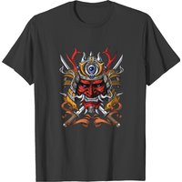 T-shirt Samurai Demon Oni pour hommes