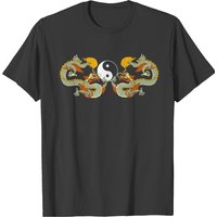 T-shirt pour hommes avec symbole dragon Yin Yang T'ai Chi Ch'uan — T-shirts pour hommes
