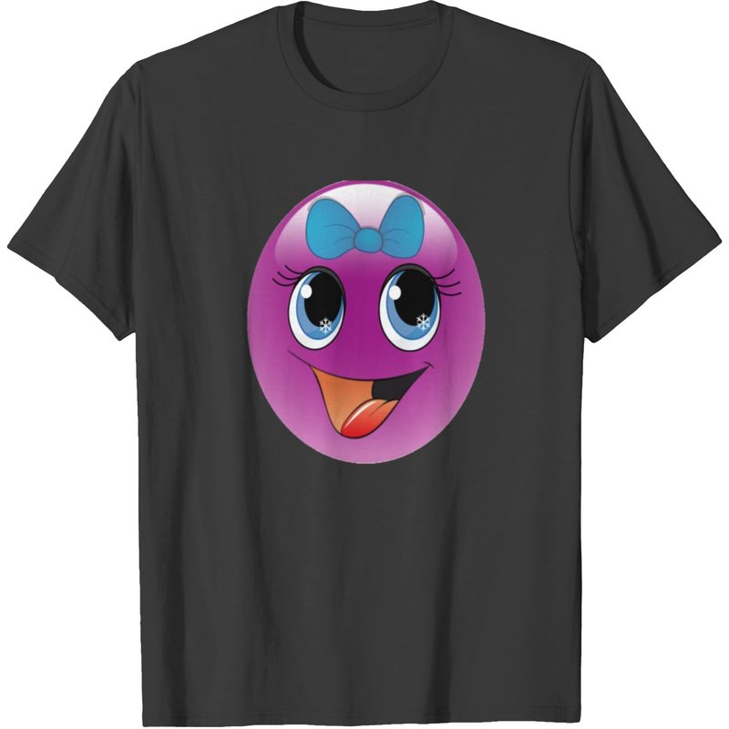 Men's Girl Emojis T-Shirt in Black — Mens T Shirts