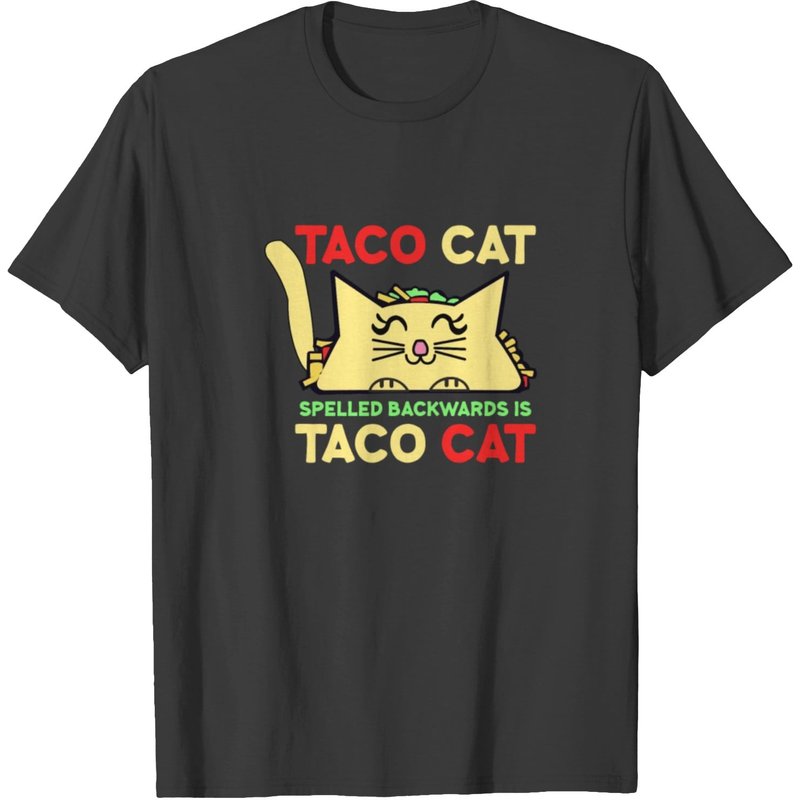 Taco Cat Spelled Backwards Is Taco Cat Men's T-Shirt — Mens T Shirts