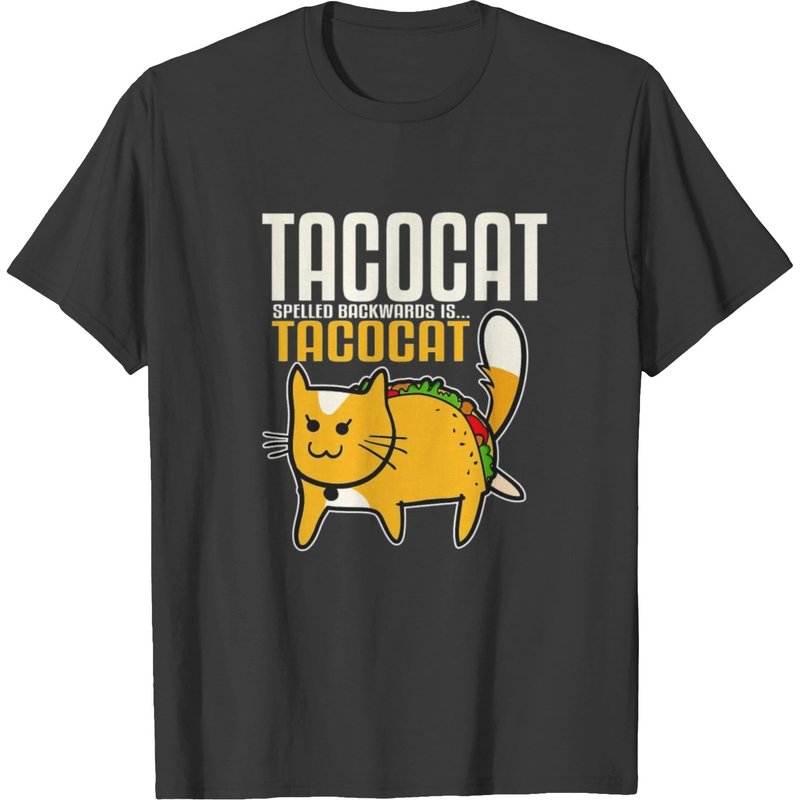 T-shirt Tacocat écrit à l'envers est Tacocat pour hommes — T-shirts pour hommes