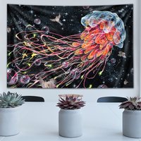 Tapisserie d'art Méduse - Gentle Jelly - Grand format — Tapisseries murales
