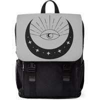 Goth Moon Eye Occult Gothic Unisex Casual Shoulder Backpack