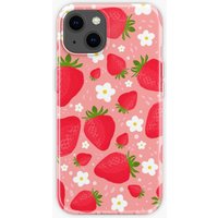 Strawberry Strawberry iPhone Case with Clear TPU Shell