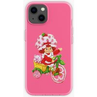 Vintage Strawberry Shortcake On Bicycle iPhone Case