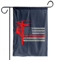 Lineman Flag Garden Flags Patriotic American Flag — Decorative Flags
