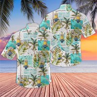Minion Made In Hawaii Super Soft Rayon Hawaiian Shirt — Mens Casual Shirts