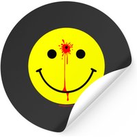Smiley Face with Bullet Hole Stickers - Have A Nice Day — Stickers & Decals
