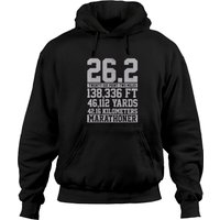 Marathon Hoodies - 26.2 Miles Running Shirt for Unisex