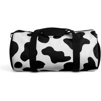 Cow Print Duffle Bag for Accessories — Tote Bags