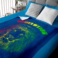 Couverture pour bébé Rebelution Lion - Cadeau Reggae